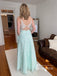 Amazing Spaghetti Straps Beads Prom Desses Lace A-line Evening Dresses PD779