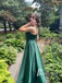 Stunning Satin Spaghetti Straps Floor-length Prom Dress A-line Evening Dresses PD791
