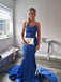 Stunning Strapsless Mermaid Prom Dresses Satin Evening Gowns With Bowtie PD808
