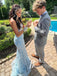 Marvelous Sweetheart Neckline Lace  Sweep Train Mermaid Prom Dresses PD820