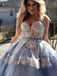 Halter Ball Gown Quinceanera Dresses Tulle Appliqued Gowns QD009