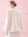 Warm White Shawl Faux Fur Wraps For Winter Wedding Or Prom Party SW001