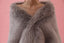 Marvelous Faux Fur Shawl Gray Wraps For Women And Girl SW005
