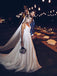 Excellent Tulle Spaghetti Straps Neckline A-line Wedding Dresses With Appliques WD122
