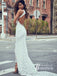 Graceful Lace Jewel Neckline Chapel Train Sheath Wedding Dresses WD137