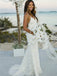 Brilliant Lace Spaghetti Straps Neckline Sheath Wedding Dresses WD175
