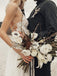 Romantic Chiffon Spaghetti Straps Neckline A-line Wedding Dresses WD177