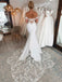 $398.99 Exquisite Off the Shoulder Mermaid Bridal Gown with Scalloped Lace Train Wedding Dress WD1912