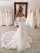 $269.99 Sweetheart Neck Ball Gown Lace Wedding Dress With Detachable Puff Sleeves WD1913