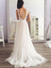Marvelous Tulle  A-line Illusion Appliques Wedding Dresses WD211