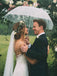 Gorgeous V-neck A-line Wedding Dresses Tulle Long Gowns WD225