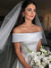 Charming  Satin A-line Wedding Dresses Long Bridal Gowns WD228