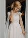 Exquisite Tulle Wedding Dresses Long A-line Bridal Gowns With Pearls WD246
