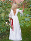 Charming Tulle Wedding Dresses A-line Short Sleeves Satin Bridal Dresses WD249
