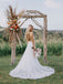 Stunning Tulle A-line Wedding Dresses With Appliques Backless Gowns WD253