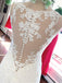 Appliqued Chiffon Wedding Dresses Mermaid Illusion Bridal Gowns WD288