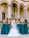 Spaghetti Strap A-line Wedding Dresses Satin Bridal Gowns WD310