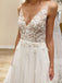 Illusion Tulle A-line Wedding Dresses With Flowers WD312