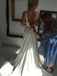 Backless Chiffon A-line Wedding Dresses Lace Bridal Gowns WD314