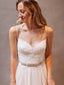 Spaghetti Straps A-line Wedding Dresses Tulle Beaded Bridal Gowns WD326