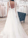 Charming Tulle Wedding Dresses A-line Bridal Gowns With Appliques WD332