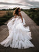 Sexy Halter Backless Tulle Wedding Dresses A-line  Bridal Gowns WD376