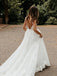 Elegant Tulle A-line Backless  Wedding Dresses Chapel Train Bridal Gowns WD378