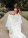 Elegant Tulle A-line Backless  Wedding Dresses Chapel Train Bridal Gowns WD378