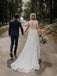 Elegant Tulle A-line Appliqued Wedding Dresses Sweep Train Gowns WD380