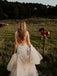 Delicate V-Neck Illusion Beaded Appliques Tulle Mermaid Wedding Dresses WD466
