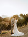 Simple Lace Longsleeves Wedding Dresses Appliqued Tulle Bridal Gowns WD467