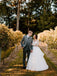 Elegant Longsleeves Appliques Ball Gown Wedding Dresses Tulle Bridal Gowns WD474