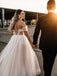 Fabulous Beaded Appliqued Tulle Off-The-Shoulder Wedding Dresses A-line  Bridal Gowns WD491