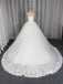Elegant Off-The-Shoulder Tulle Lace Ball Gown Wedding Dresses  Bridal Gowns WD513