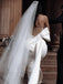 Unique Satin Strapless Floor-length Sheath Bridal Gowns WD563
