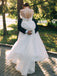 Noble Beaded Tulle Long Sleeves Lace Illusion A-line Wedding Dresses WD575