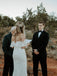 Romantic Spaghetti straps Long Lace Wedding Dresses Sheath Boho Gowns WD579