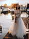 Fascinating Long Sleeves Deep V-neck Lace Backless A-line Wedding Dresses WD599