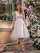 Amazing Long Sleeves Beaded Tulle A-line Wedding Dresses WD601