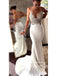 Gorgeous Spaghetti Straps Appliques Wedding Dresses Mermaid Satin Bridal Gowns WD641