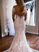 Wonderful Bateau Appliques Lace Wedding Dresses long Sleeves Mermaid Gowns WD652