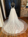 Excellent Lace & Tulle Spaghetti Straps Appliques Beaded A-line Wedding Dresses WD667