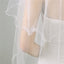 Alluring Tulle Cathedral Train Long Wedding Veil With Pearls WV011
