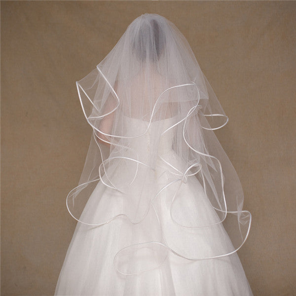 Beautiful Tulle 4 Layers Short Wedding Veil WV012