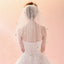 Sweet Tulle Short 2 Layers Colorballed Wedding Veil WV017