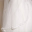 Outstanding Tulle Appliqued White Wedding Veil WV021