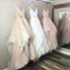 A-line Spaghetti Strap Floor-Length Tulle Wedding Dresses ASD2549