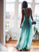 BohoProm Bridesmaid Dress A-line Deep-V Floor-Length Chiffon  Bridesmaid Dresses 2813