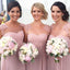 BohoProm Bridesmaid Dress A-line Illusion Floor-Length Chiffon Appliqued Beaded Bridesmaid Dresses ASD2471