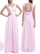 BohoProm Bridesmaid Dress A-line Sweetheart Floor-Length Chiffon Appliqued Bridesmaid Dresses ABC00015